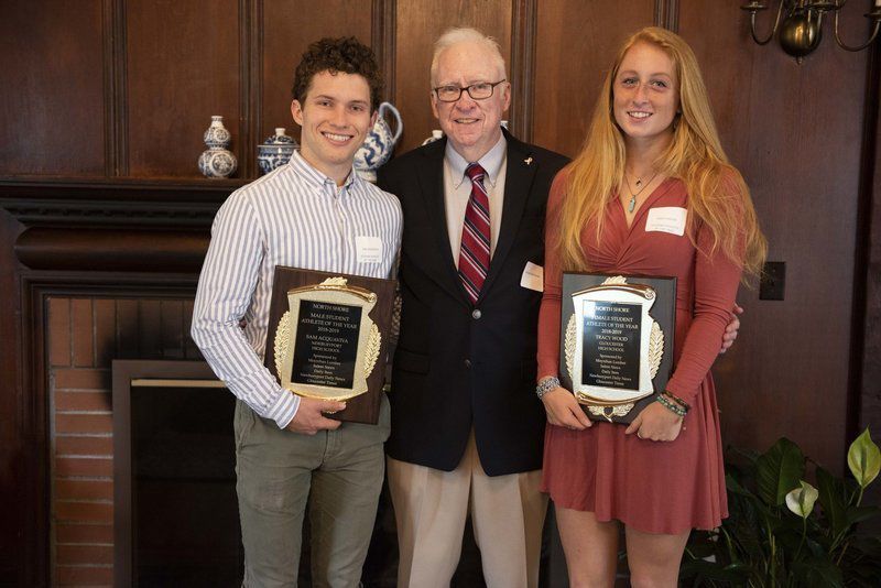 Acquaviva, Wood honored as Moynihan North Shore Student-Athletes of the Year
